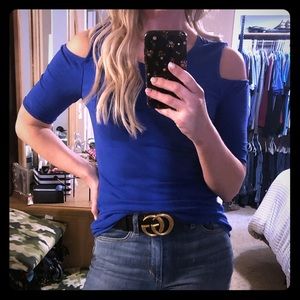 Cold shoulder shirt